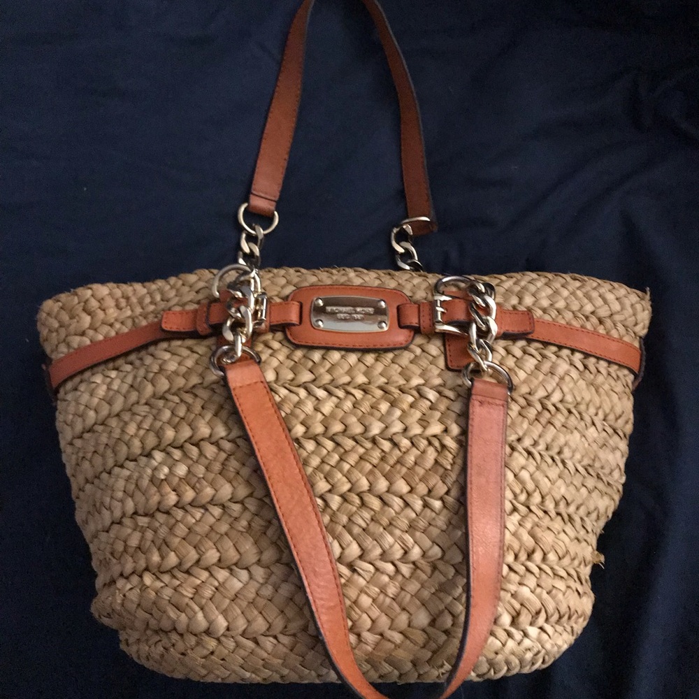 Michael Kors Straw Purse